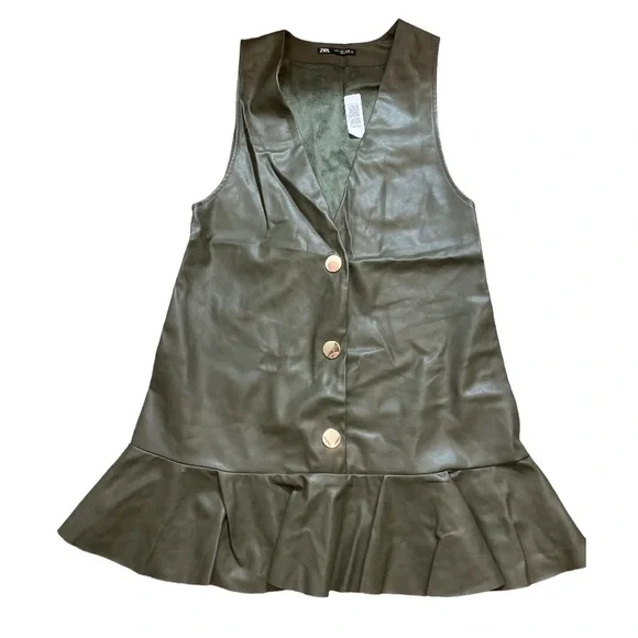 slim fit dress slacks Chill On The Horizon Sweater Dress In Army Green main image 0